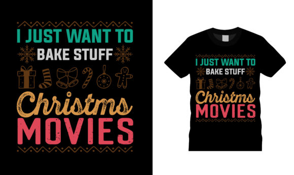Reviewing I Just Want to Bake Stuff Christmas Tee